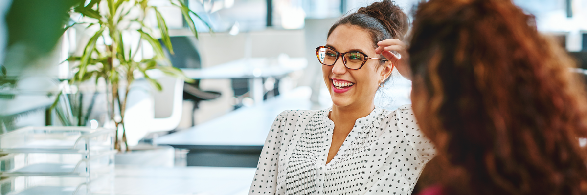 woman laughing